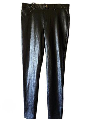 Dynamite Faux Leather Black Pants